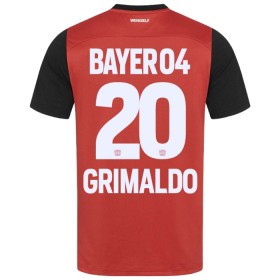 Bayer 04 Leverkusen Alejandro Grimaldo 20 Fotbollströjor Hemma tröja 2024-25 Kortärmad